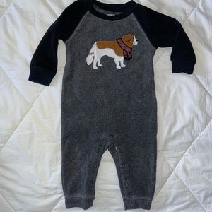 Baby Boy Fleece Jumpsuit